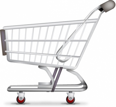 Shopping Cart Free Vector Download 401x368 Shopping Cart Free Vector Download
