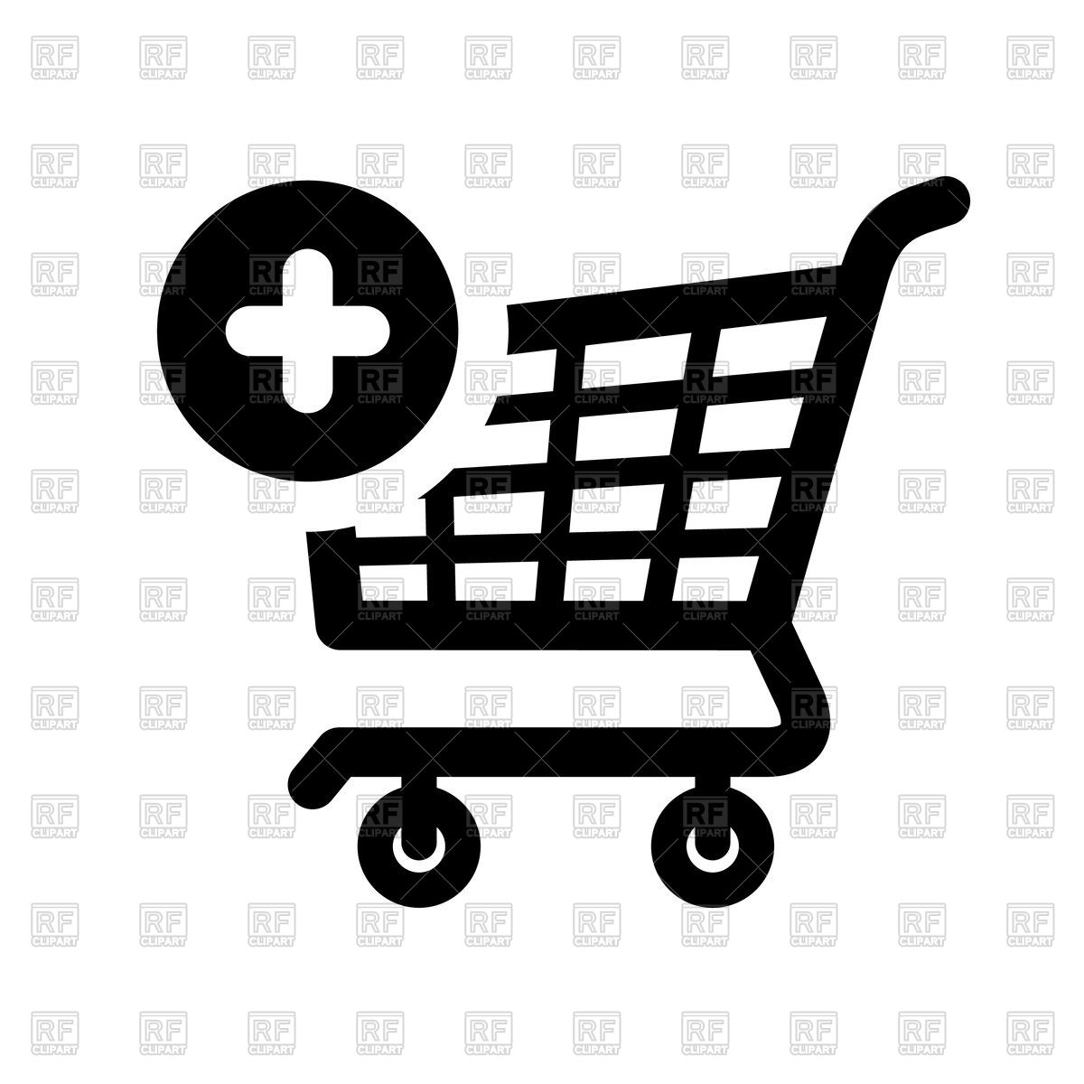 Shopping Icon With Shopping Cart Vector Image Of Icons And Emblems 1200x1200 Shopping Icon With Shopping Cart Vector Image Of Icons And Emblems