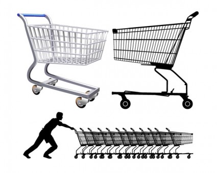 Supermarket Shopping Cart Vector Free Vectors Ui Download 425x339 Supermarket Shopping Cart Vector Free Vectors Ui Download