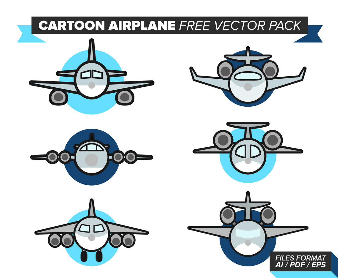 Cartoon Airplane Free Vector Pack Free Graphics 1136x936 Cartoon Airplane Free Vector Pack Free Graphics