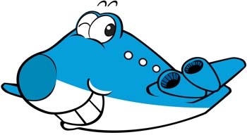 Cartoon Airplane Free Vector In Adobe Illustrator 350x192 Cartoon Airplane Free Vector In Adobe Illustrator