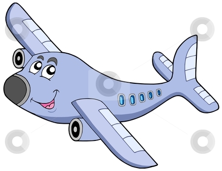 Cartoon Airplane Stock Vector 450x347 Cartoon Airplane Stock Vector