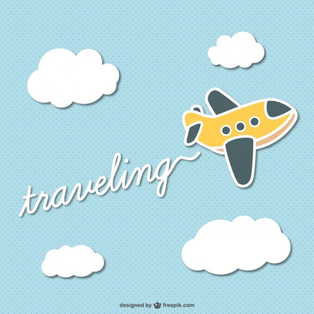 Traveling Cartoon Plane Vector Free Download 626x626 Traveling Cartoon Plane Vector Free Download