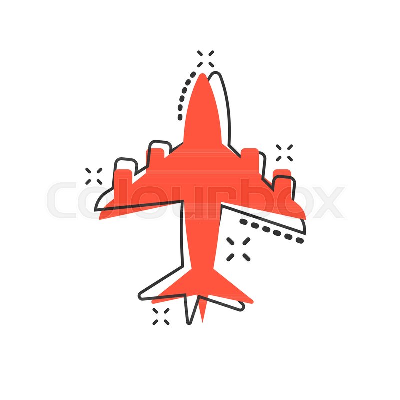 Vector Cartoon Airplane Icon In Comic Stock Vector Colourbox 800x800 Vector Cartoon Airplane Icon In Comic Stock Vector Colourbox