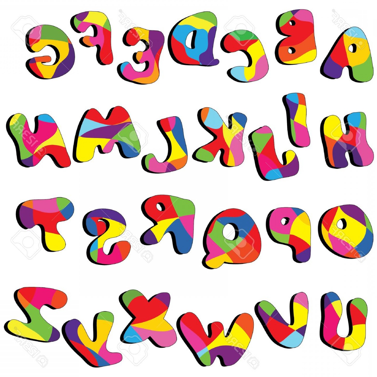 Photofull Cartoon Alphabet Vector Clip Art From A To Z Soidergi 1560x1560 Photofull Cartoon Alphabet Vector Clip Art From A To Z Soidergi