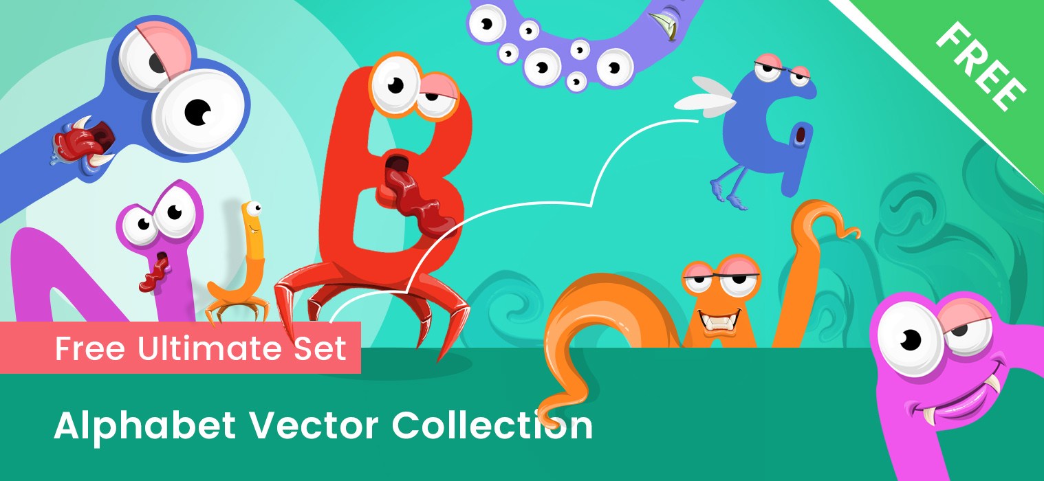 Alphabet Cartoon Characters 1518x700 Alphabet Cartoon Characters