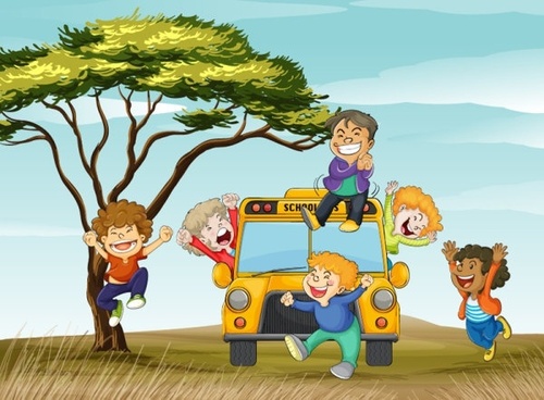 Cartoon Background Free Vector Download 500x368 Cartoon Background Free Vector Download