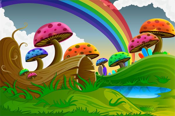 Dawnbrushes Cartoon Mushroom, Cartoon 600x400 Dawnbrushes Cartoon Mushroom, Cartoon