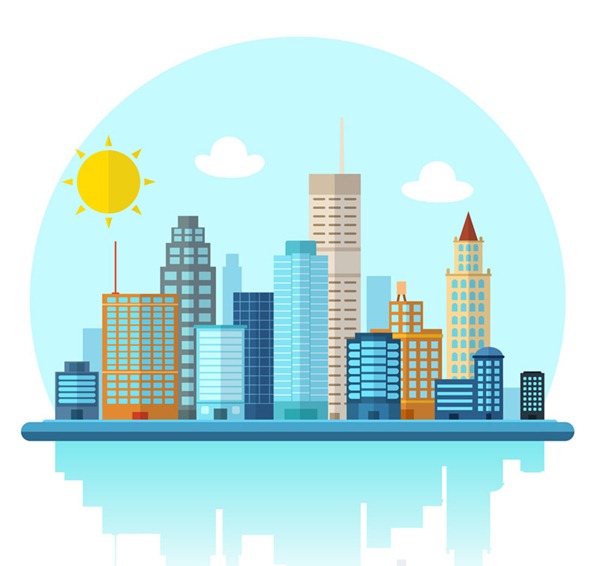 600x566 Cartoon City Building Vector Graphics My Free Photoshop World