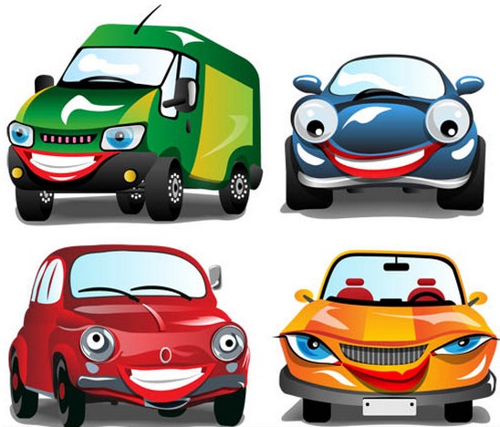Cartoon Cars Free Set Vector Free Download 548x468 Cartoon Cars Free Set Vector Free Download