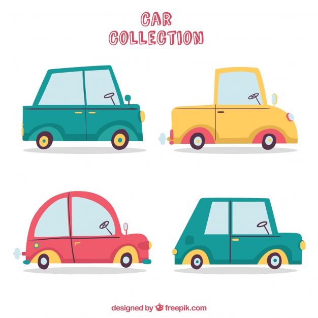 Cartoon Car Collection With Side View Vector Free Download 626x626 Cartoon Car Collection With Side View Vector Free Download
