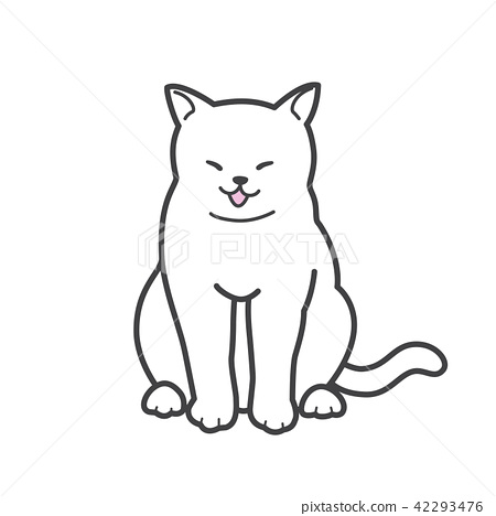 450x468 Cat Vector Icon Logo Kitten Smile Cartoon