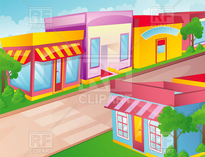 Cartoon City Vector Image Of Architecture, Buildings Sonneon 400x306 Cartoon City Vector Image Of Architecture, Buildings Sonneon