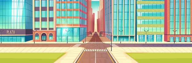 Cartoon City Illustration Vector Free Download 626x208 Cartoon City Illustration Vector Free Download