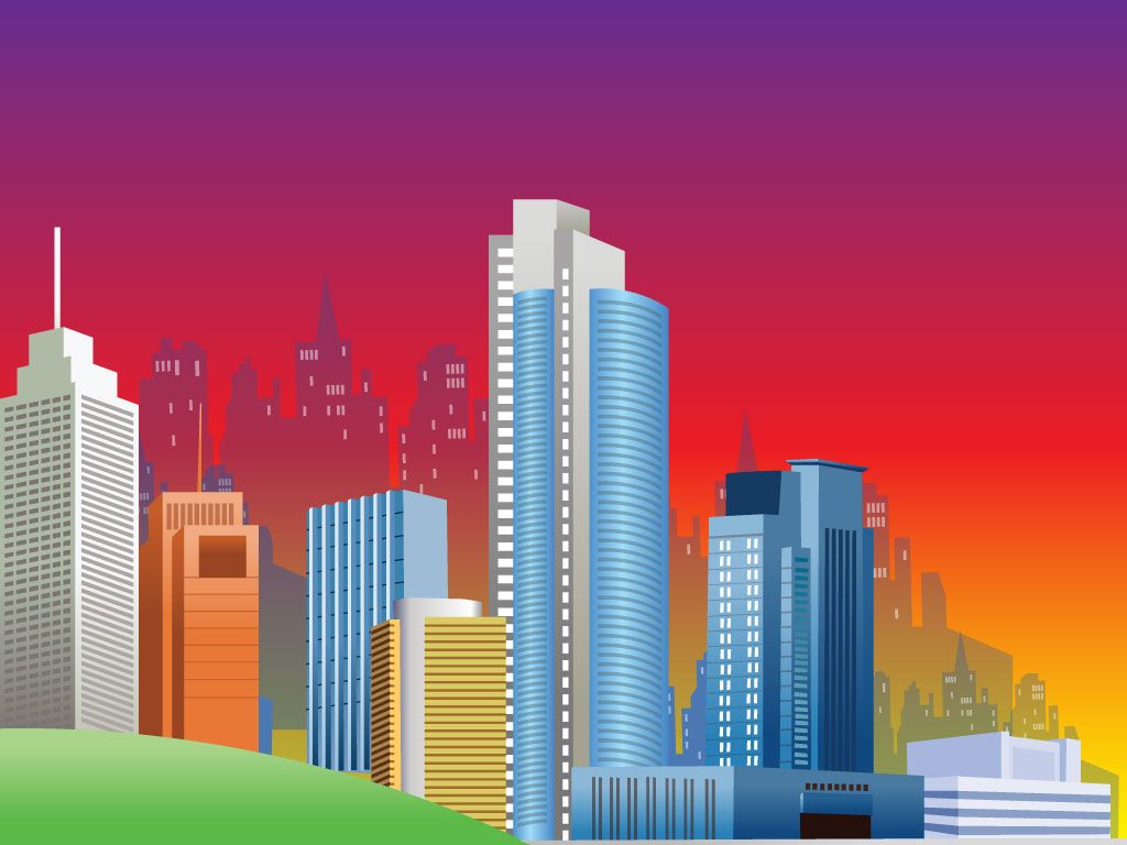 Cities Vectors And Grid With Buildings Images Background Th 1024x768 Cities Vectors And Grid With Buildings Images Background Th