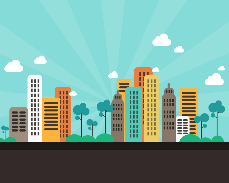 Cartoon City Vector Images 800x640 Cartoon City Vector Images