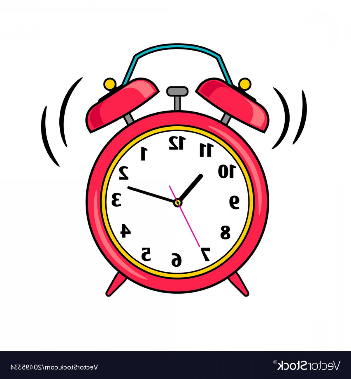 Cartoon Red Ringing Alarm Clock Vector Soidergi 1200x1296 Cartoon Red Ringing Alarm Clock Vector Soidergi