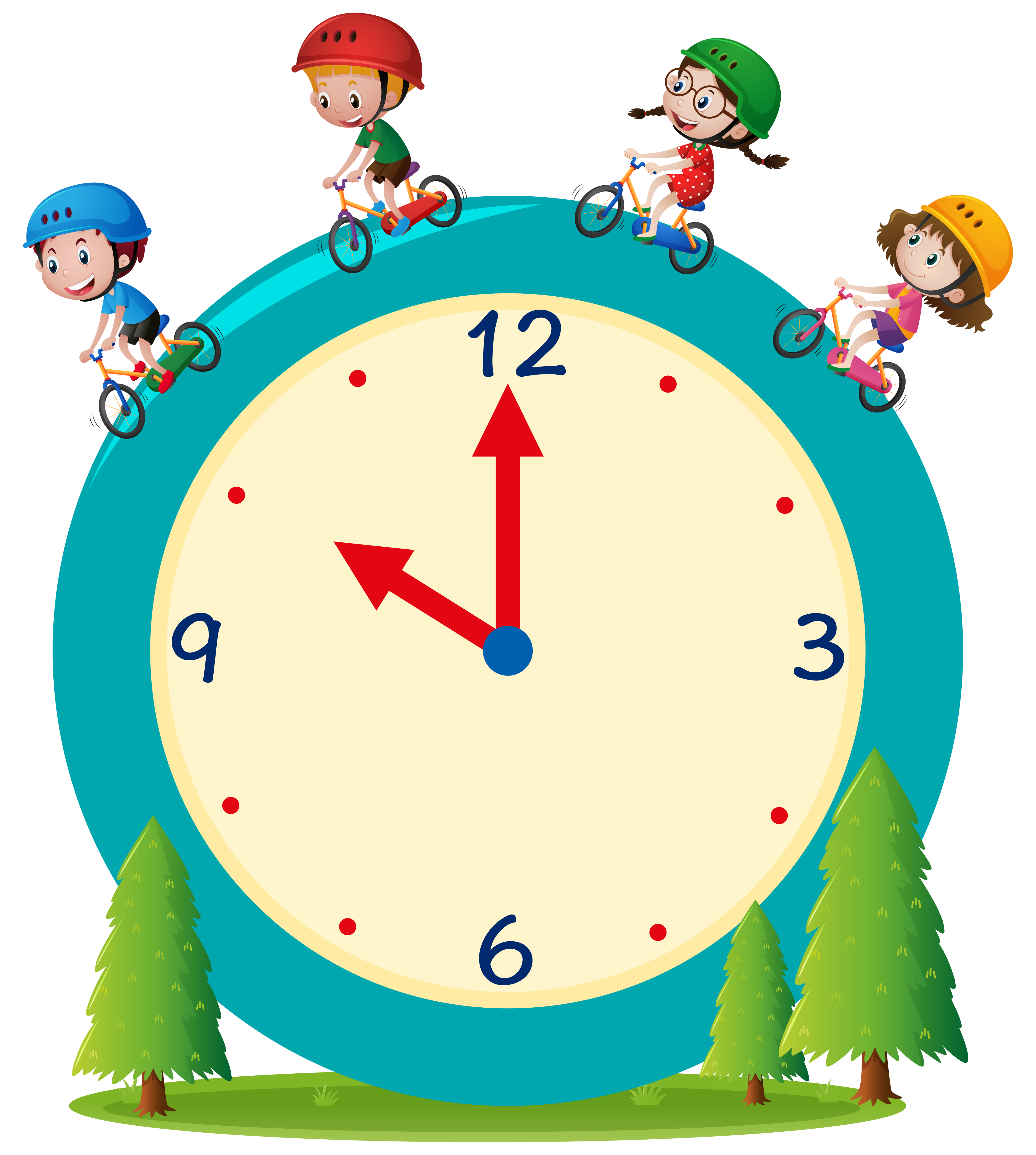 Cartoon Clock Vector at Collection of Cartoon Clock