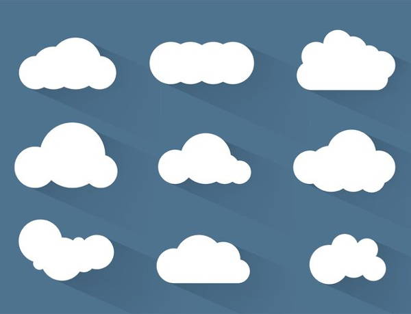 Cartoon Clouds Vector