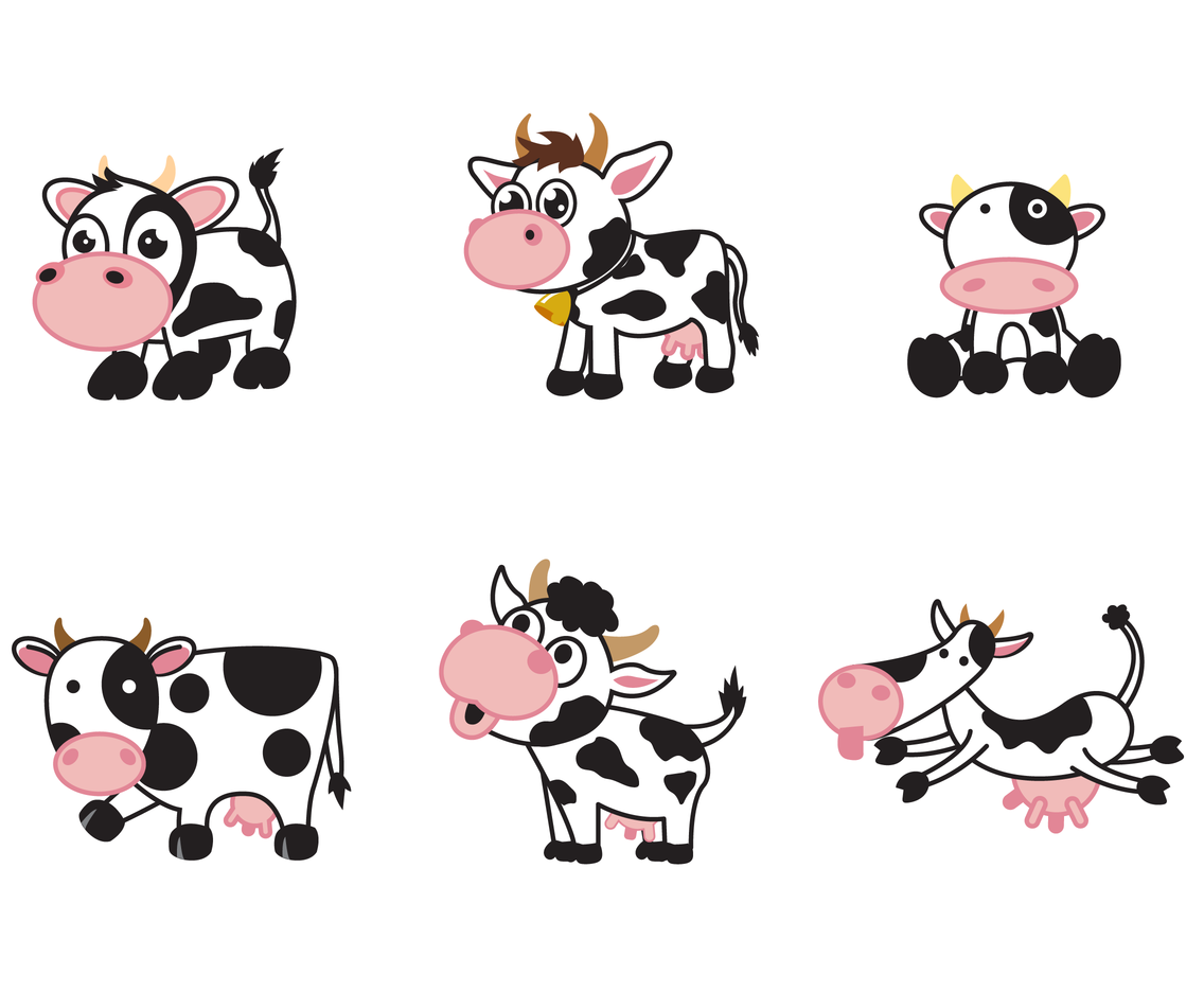 1136x936 Free Cartoon Cow Vector Vector Art Graphics