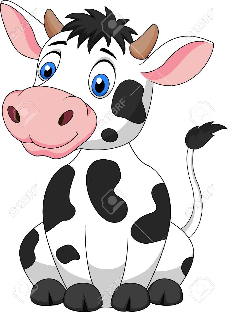 951x1300 Stock Vector Line Drawings Cartoon Cow, Cow Drawing, Cute Cows