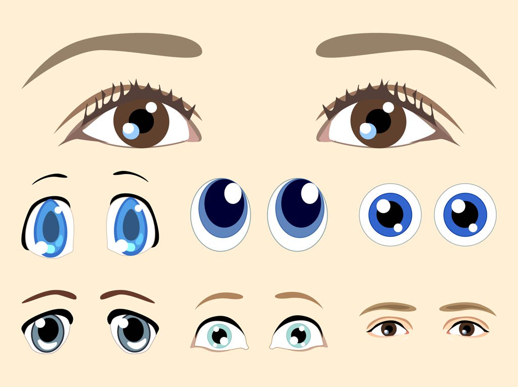 1024x765 Eyes Vectors Vector Art Graphics