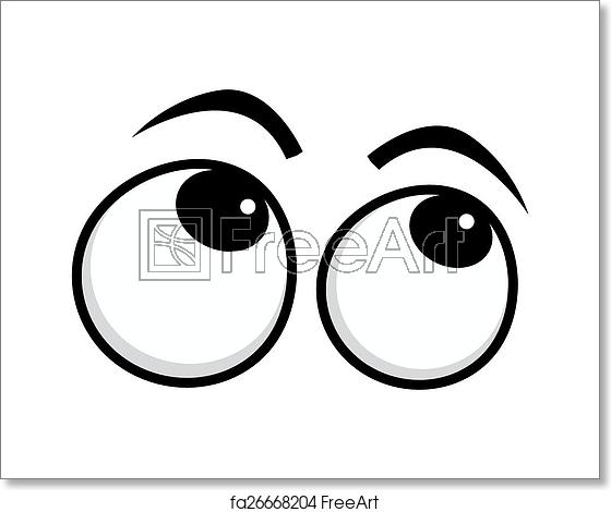 560x470 Free Art Print Of Rolling Cartoon Eyes Rolling Cartoon Eyes
