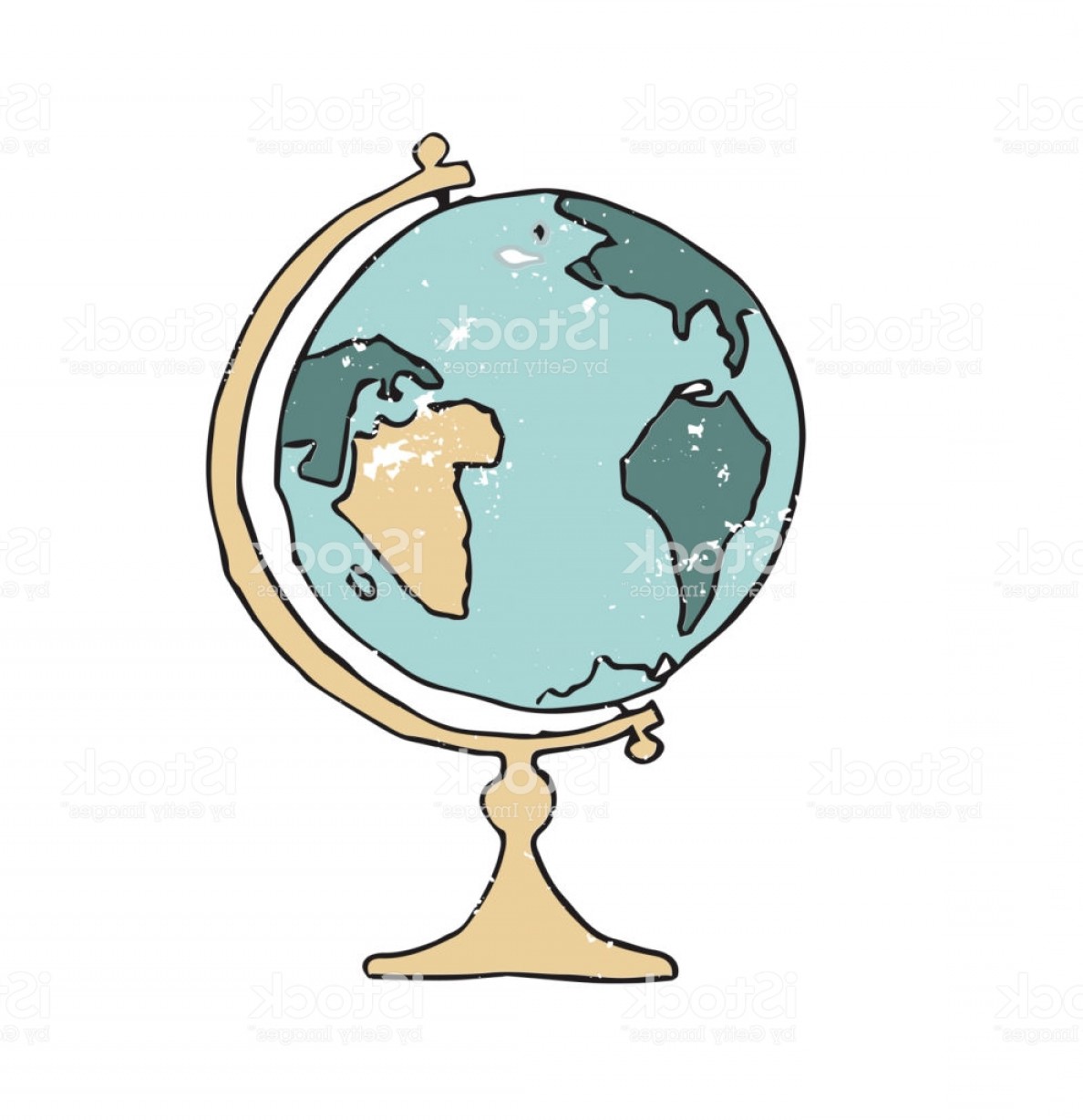 1188x1228 Globe Vector Illustration Drawing Vintage Element Color Texture