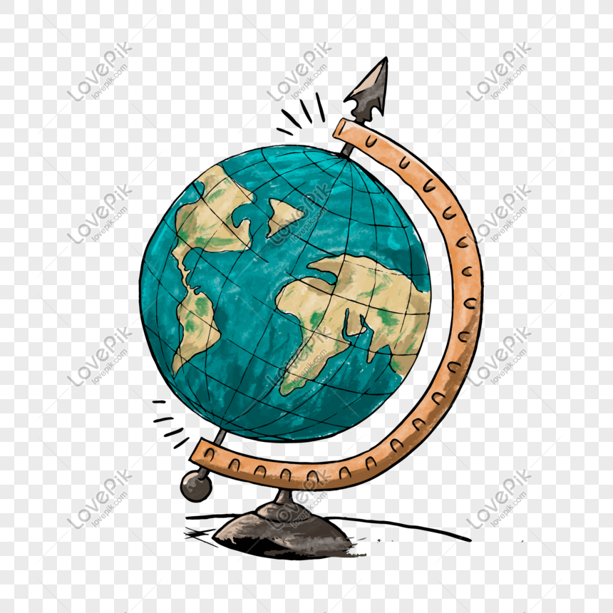 860x860 Cartoon Hand Drawn Globe Vector Material Png Image Picture Free