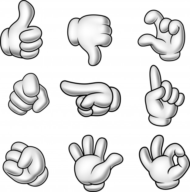 Cartoon Hands Vector At Vectorified.com | Collection Of Cartoon Hands ...