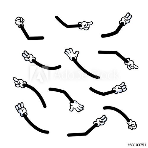 500x500 Cartoon Hands