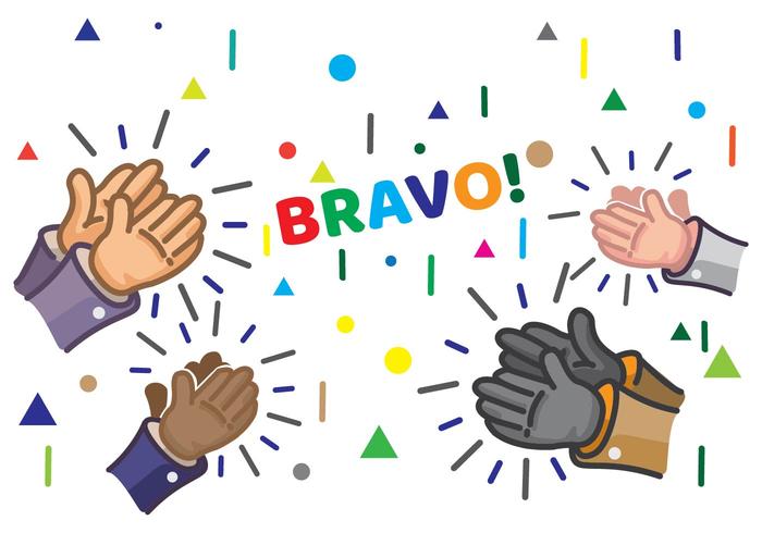 700x490 Cartoon Hands Clapping Celebration