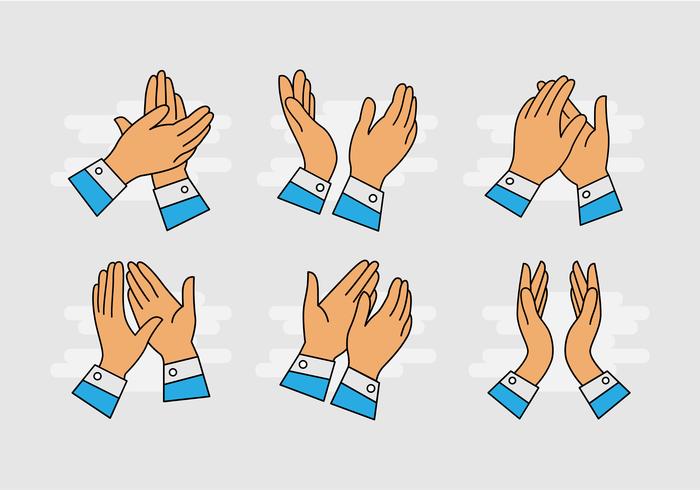 700x490 Cartoon Hands Clapping Vector