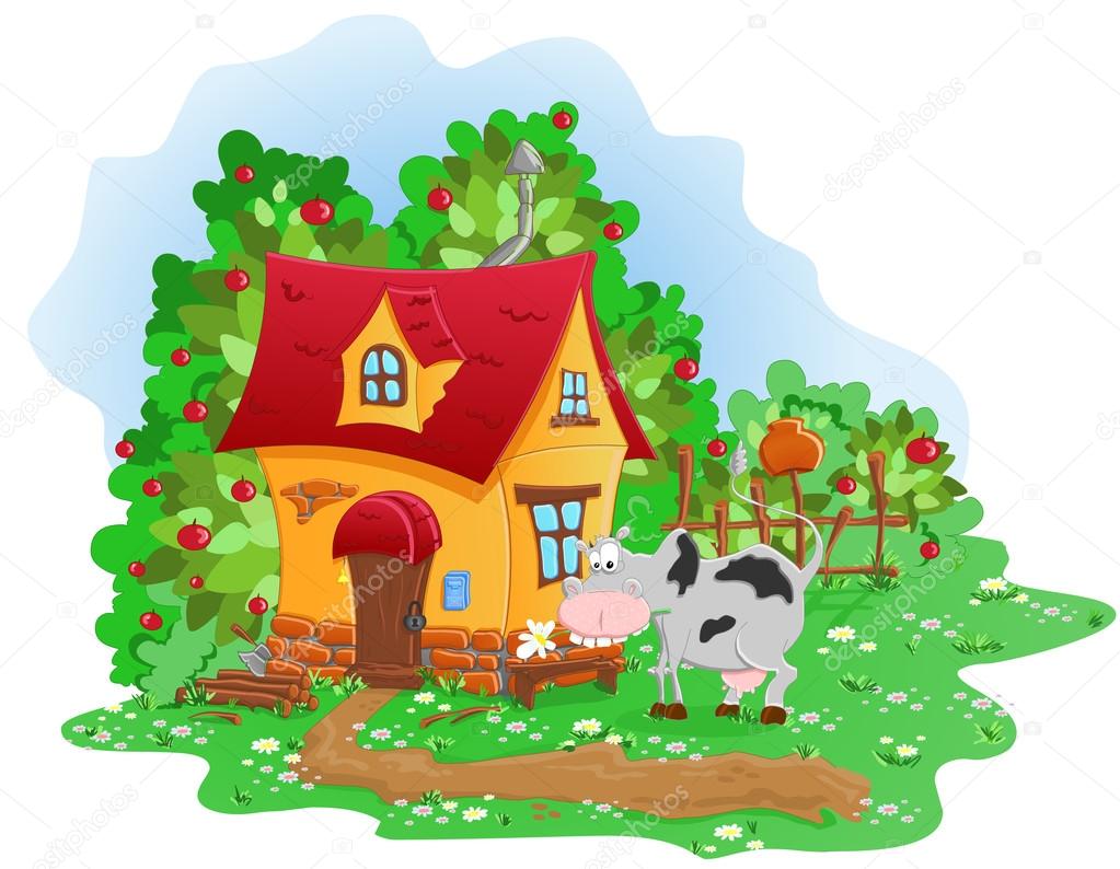 1023x794 Cliparts For Free Download Cattle Clipart House Vector