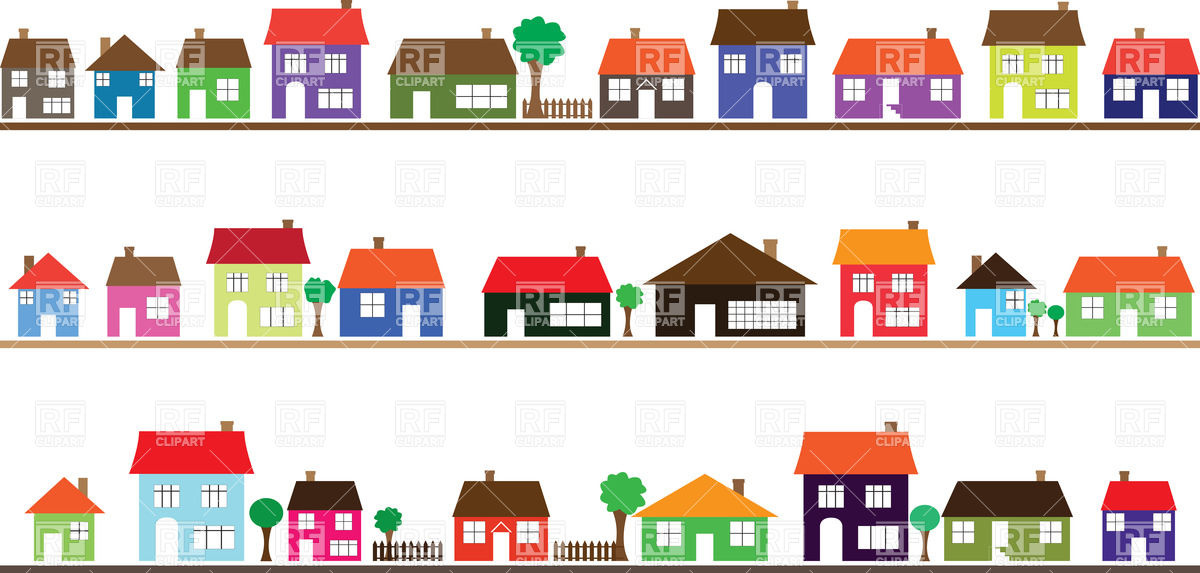 1200x573 Colorful Cartoon Houses