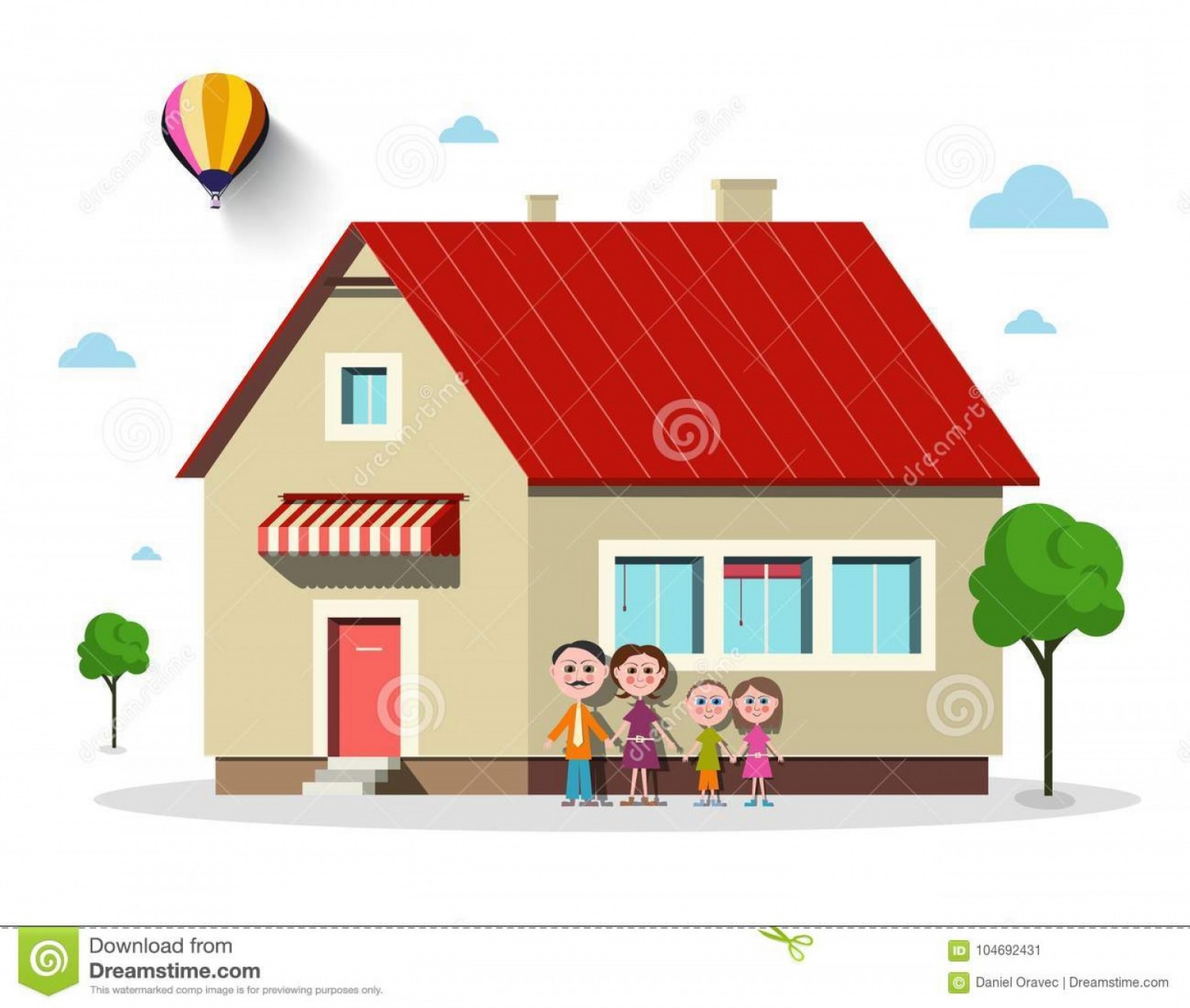 1872x1586 Fall House Vector Graphic Handandbeak