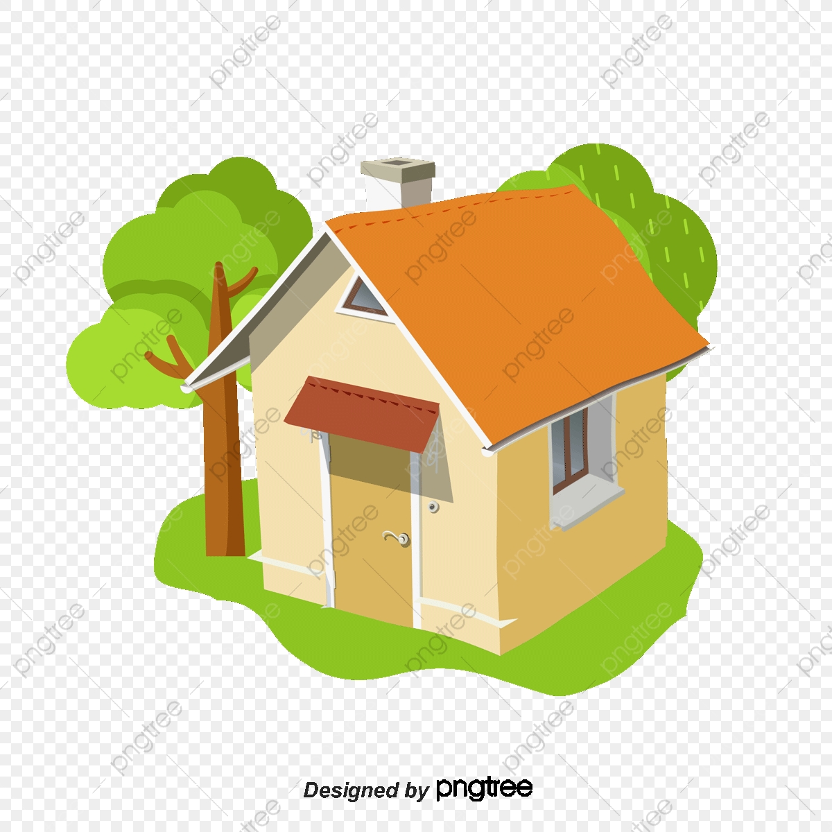 1200x1200 Cartoon House, Vector Png, Little House Png And Vector