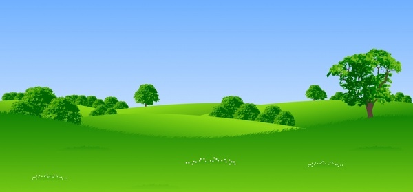 600x279 Landscaping Vector Free Vector Download