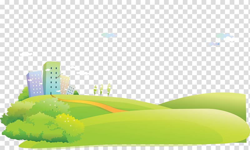 800x479 Multicolored Buildings Illustration, Cartoon Landscape, Road