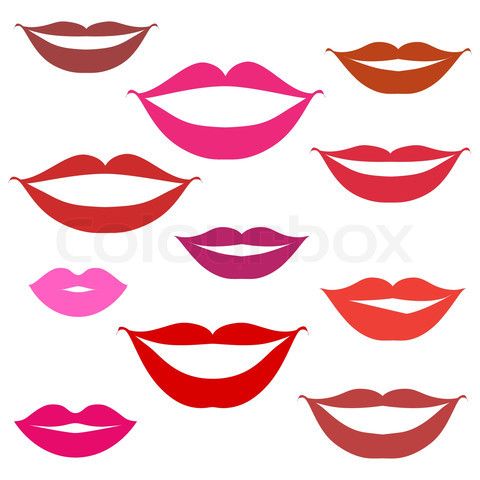 480x480 Stock Vector Of 'cartoon, Lips, Vector' Lips Lip Background