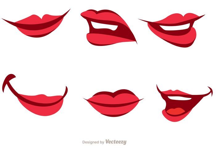 700x490 Girl Cartoon Mouth Vector Pack Quilting Portrait Quilt