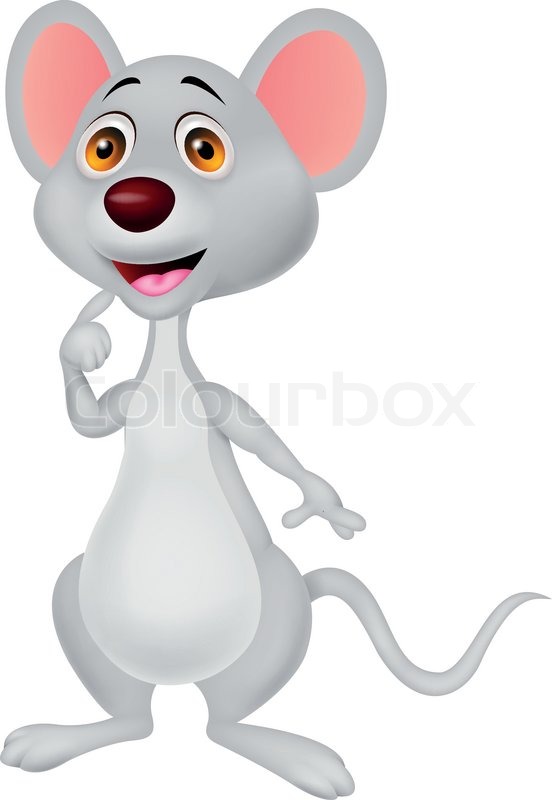552x800 Vector Illustration Of Cute Mouse Stock Vector Colourbox