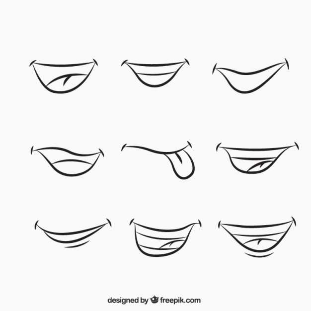 Cartoon Mouth Vector at Vectorified.com | Collection of Cartoon Mouth ...