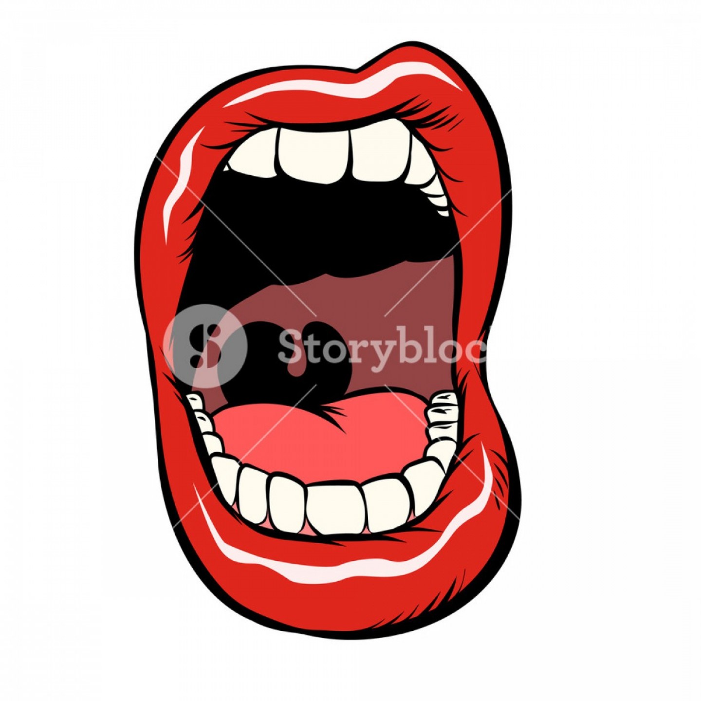 Cartoon Mouth Vector at Vectorified.com | Collection of Cartoon Mouth ...