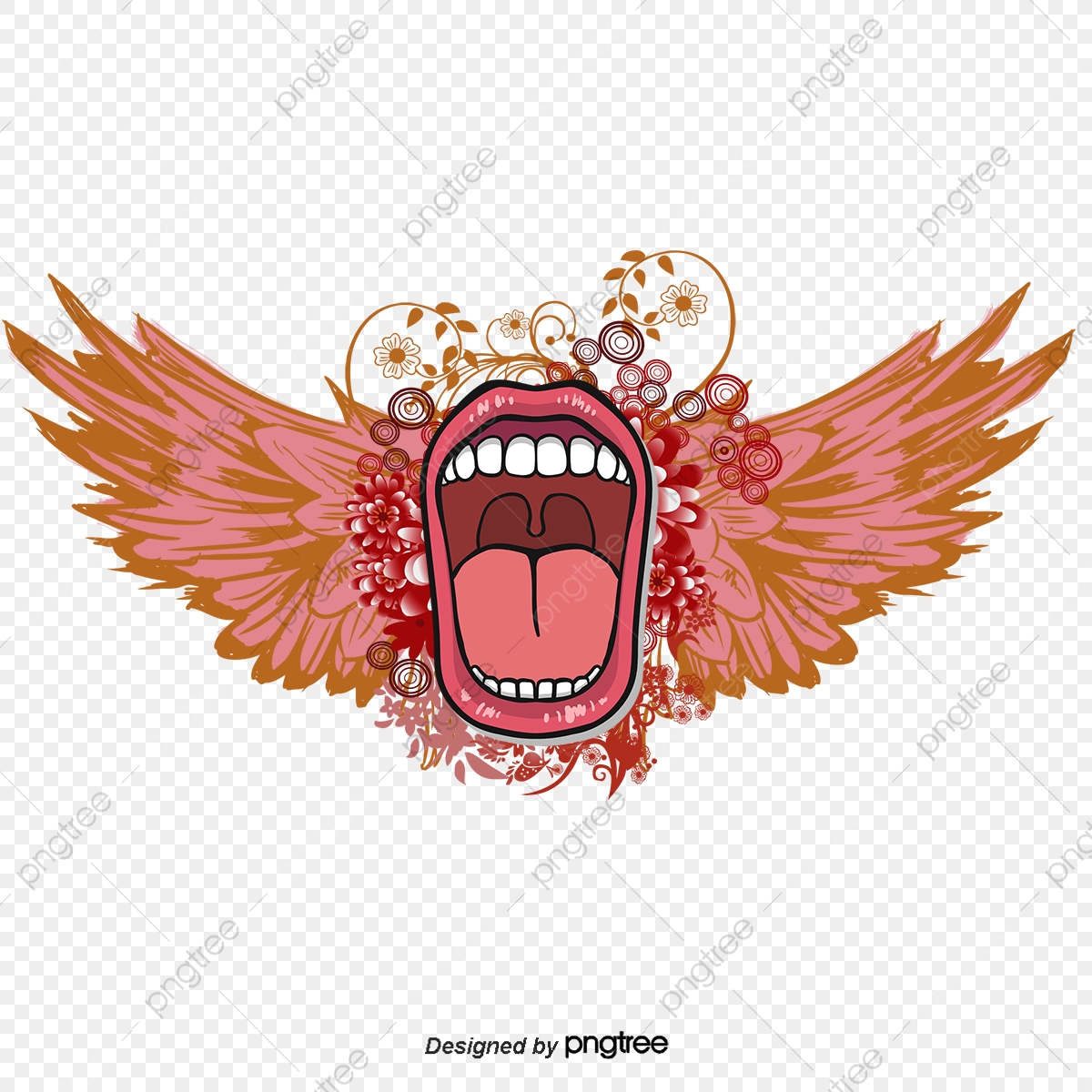 1200x1200 Screaming Mouth Vector, Screech, Screaming Man, Mouth Png
