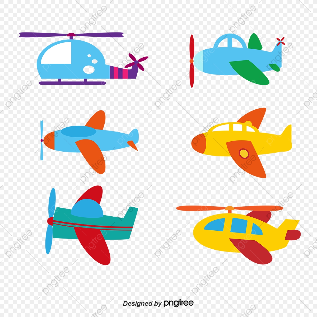 Vector Cute Color Cartoon Plane Model Material, Aircraft, Color 1200x1200 Vector Cute Color Cartoon Plane Model Material, Aircraft, Color