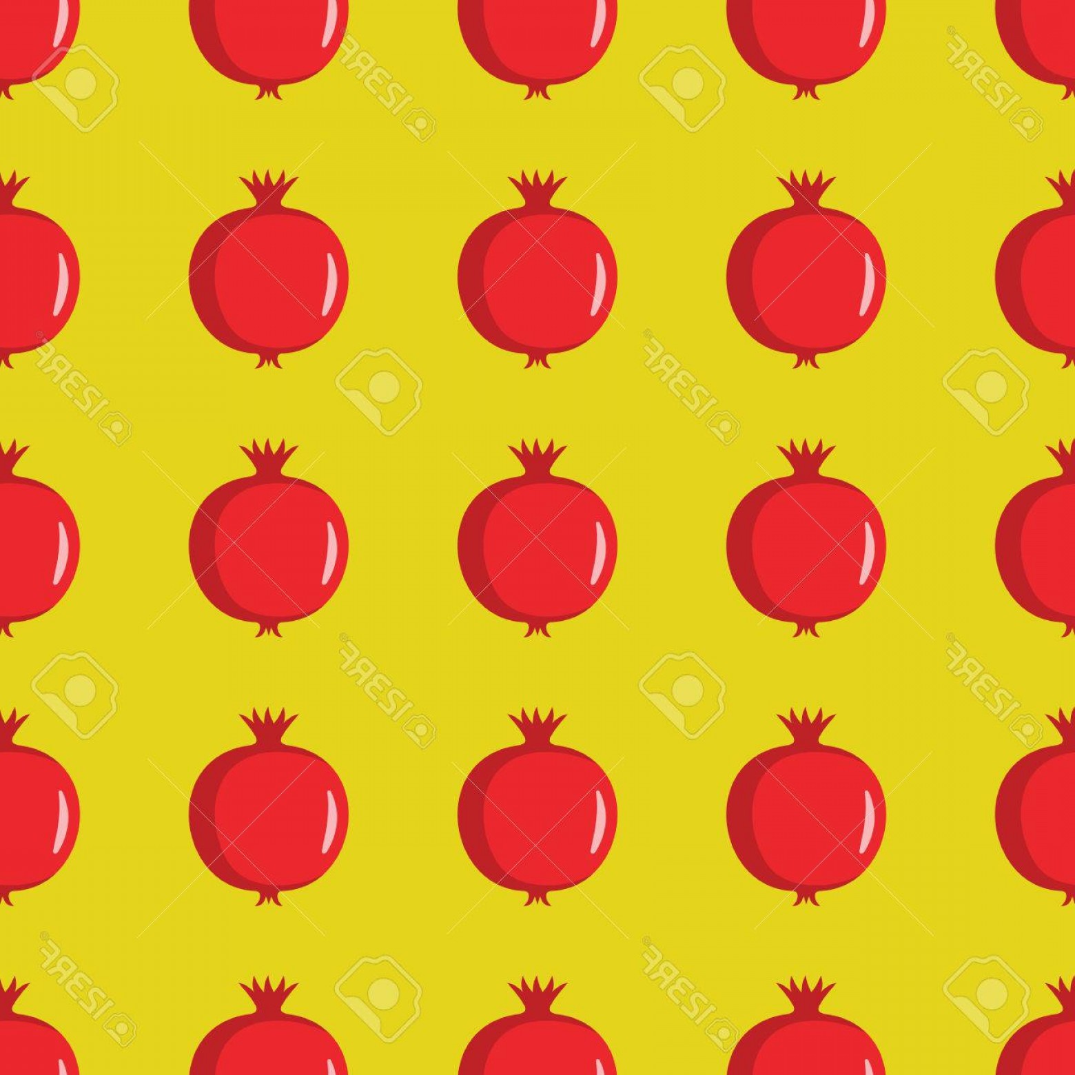 1560x1560 Photostock Vector Pomegranate Vector Seamless Pattern Cartoon