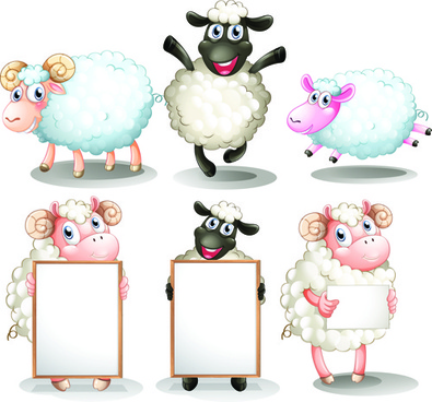 395x368 Cartoon Sheep Vector Free Vector Download