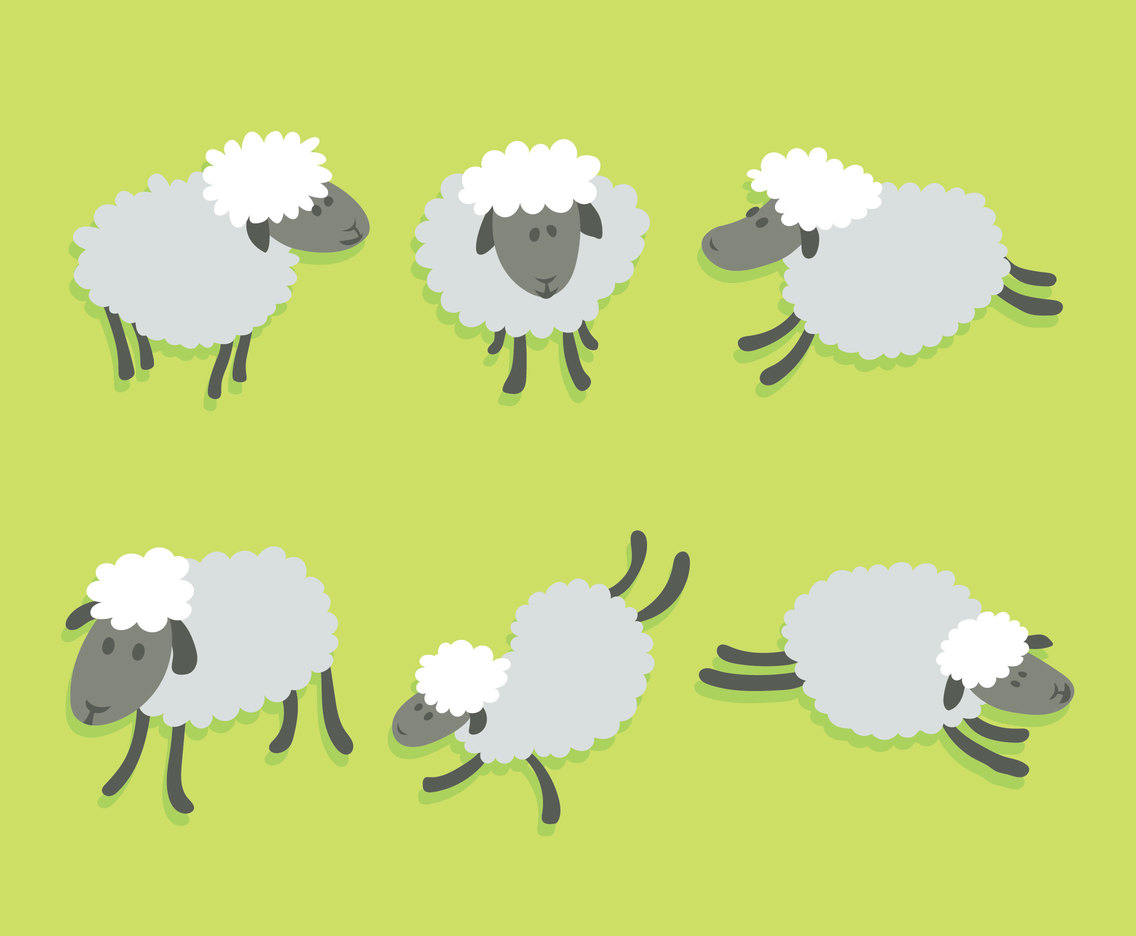1136x936 Cartoon Sheep Vector Vector Art Graphics
