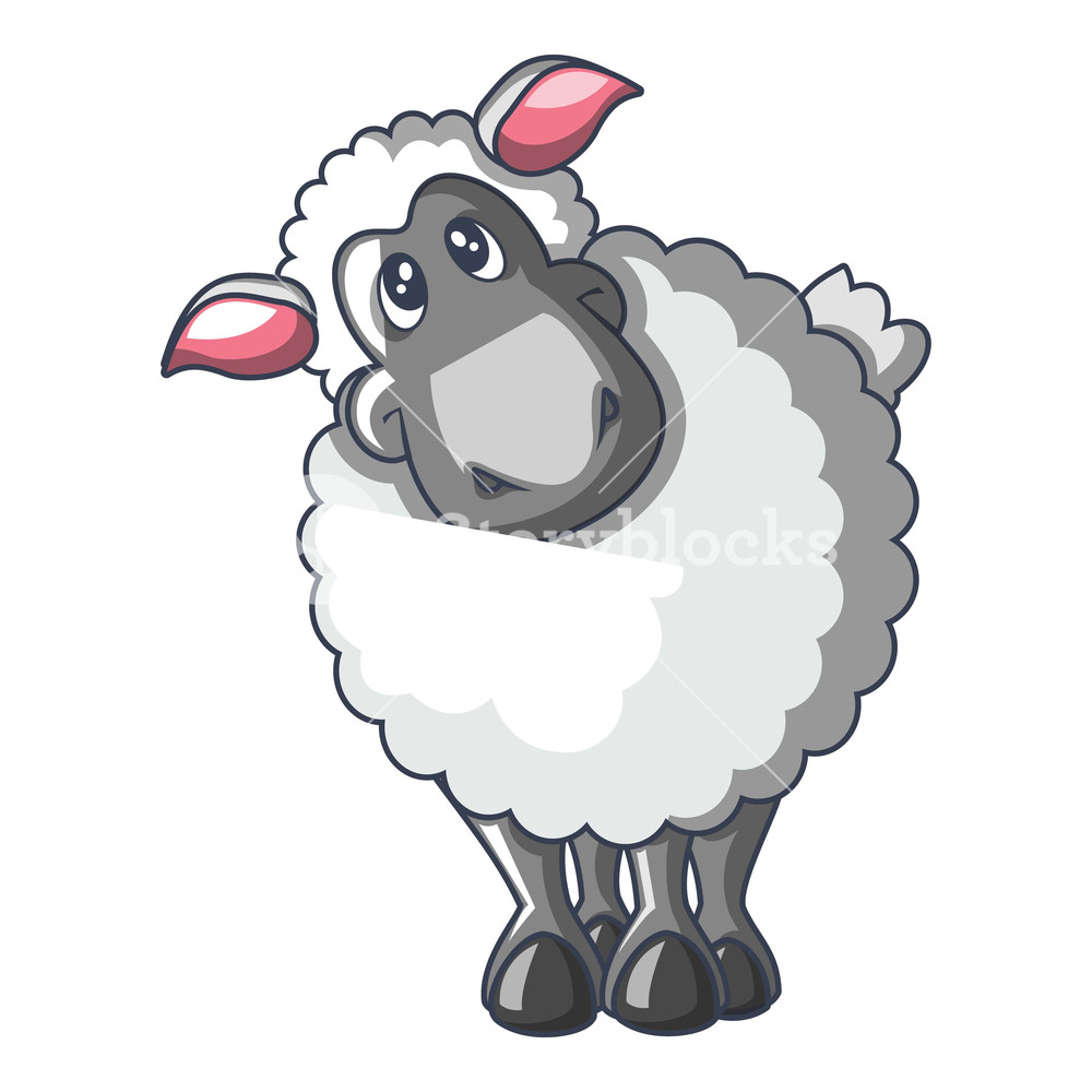 1000x1000 Sheep Icon Cartoon Of Sheep Vector Icon For Web Design Isolated